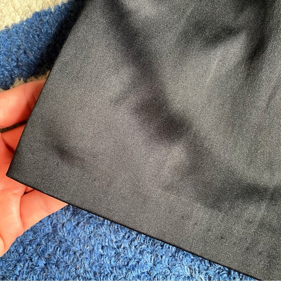 🖤 H&M CLASSIC BLACK SATIN FITTED COCKTAIL DRESS! - Picture 8 of 12